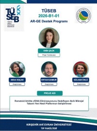 TÜSEB AR-GE Destek Programı Kapsamında Fakültemizden Önemli Proje Başarısı